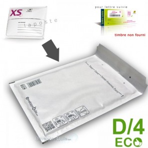 Enveloppes à bulles ECO D/4 compatible Lettre Suivie / Lettre Max La Poste