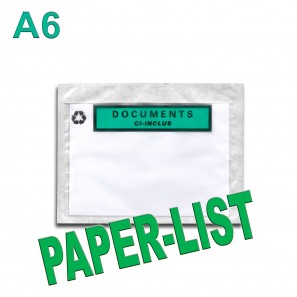 La pochette adhésive porte-document 100% recyclable en papier
