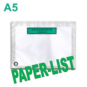 La pochette adhésive porte-document 100% recyclable en papier