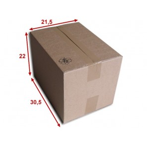 Carton d'expédition MAIL BOX - taille S - marron