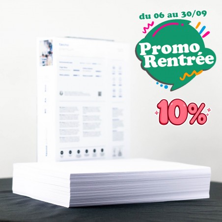 Ramette de 500 feuilles A4 papier blanc 80g/m² PREMIUM